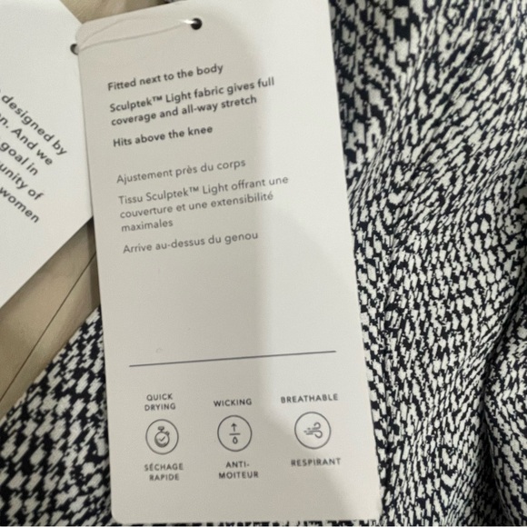 NWT Athleta Delancey Dress Size 2x Longsleeve Braiden Black.Quick Drying/Wicking - Picture 16 of 16